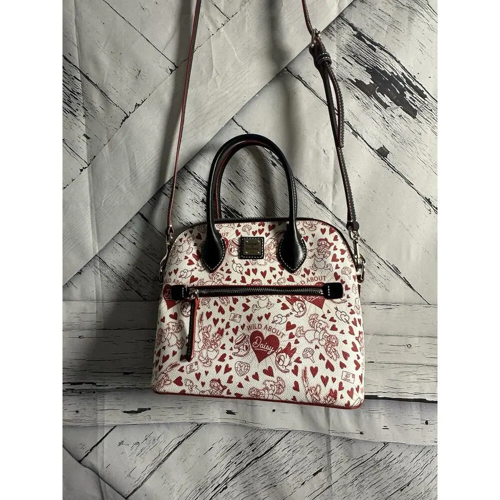 Disney Parks Dooney & Bourke Donald and Daisy Ducks Valentine's Day Purse